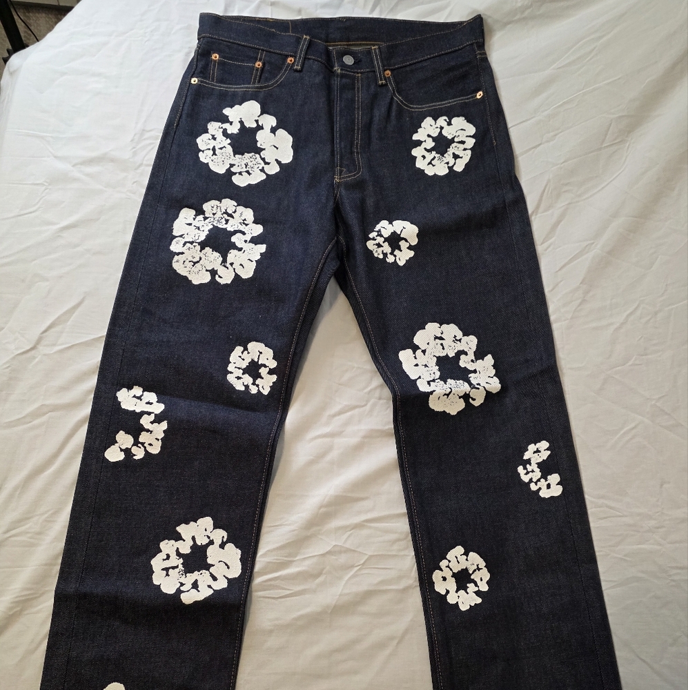 501 Levi's Denim Tears Mens Jean 31x32